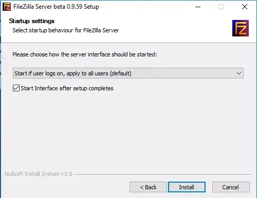 Cài đặt FileZilla