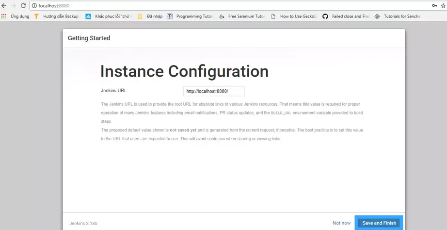 Jenkins là gì? Cách cài đặt và cấu hình Jenkins cho người mới 69 Chọn Save and Finish