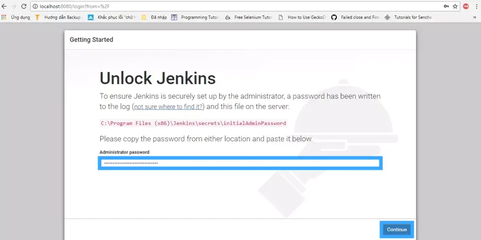 Jenkins là gì? Cách cài đặt và cấu hình Jenkins cho người mới 65 Chon Continue