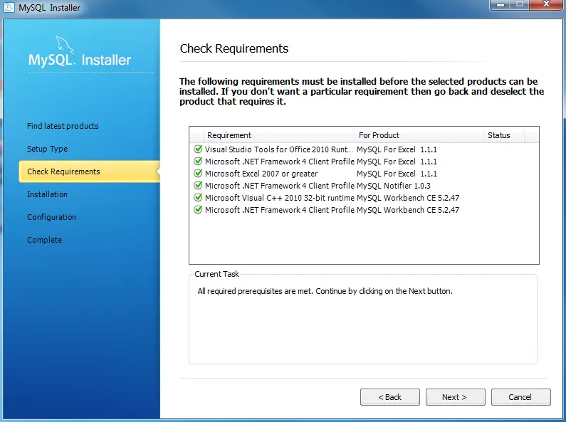 Bước 4: Kiểm tra yêu cầu hệ thống và nhấn Next để tiếp tục.