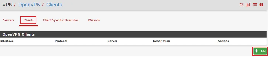 Cách cấu hình OpenVPN trên PFSense đơn giản nhất 57 Tạo OpenVPN Client trên PFSense