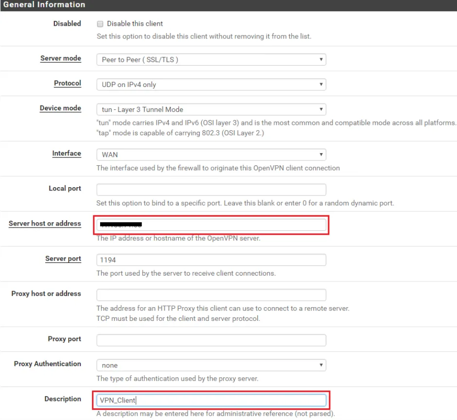 Cách cấu hình OpenVPN trên PFSense đơn giản nhất 58 Tạo OpenVPN Client trên PFSense