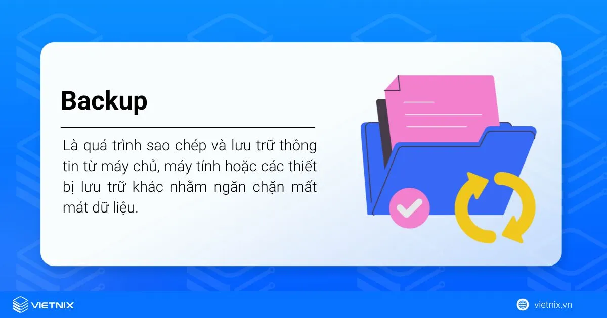 Backup là gì