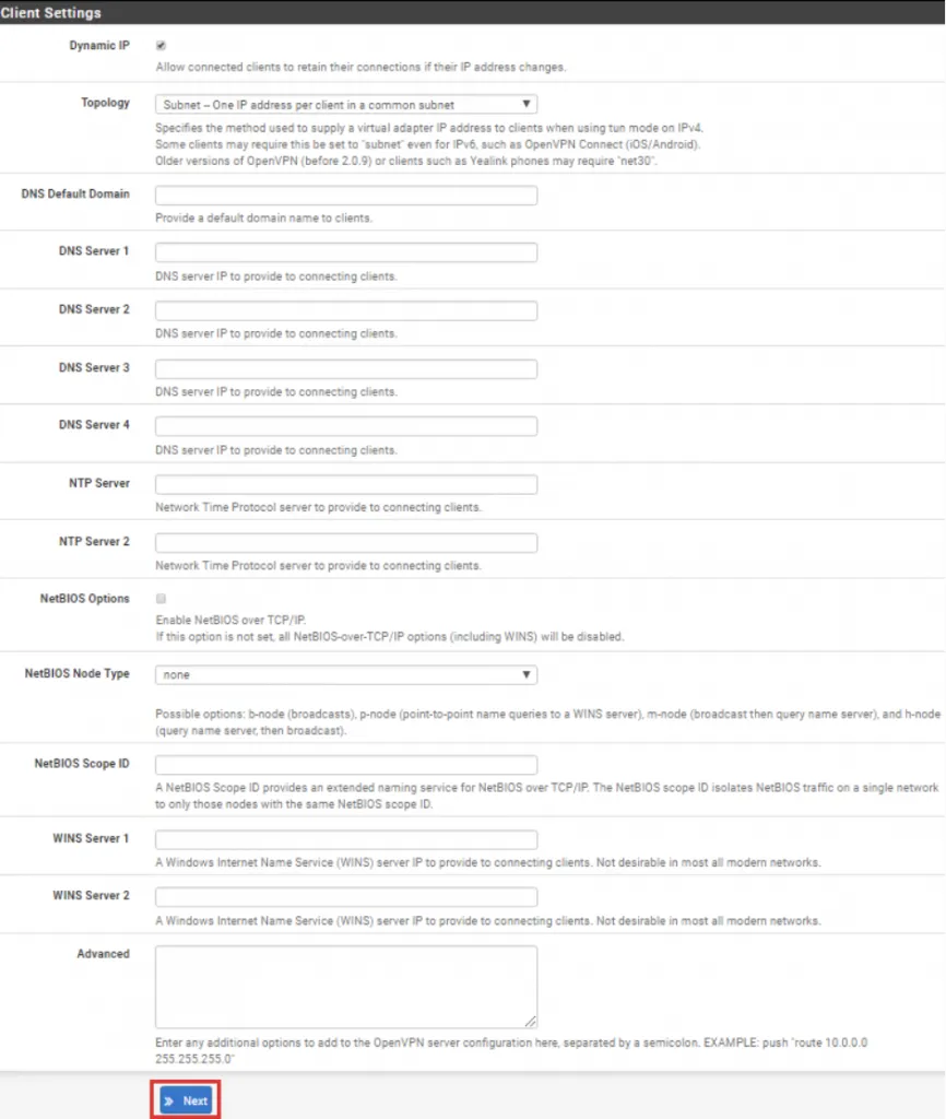 Cách cấu hình OpenVPN trên PFSense đơn giản nhất 53 Cách cấu hình OpenVPN trên PFSense