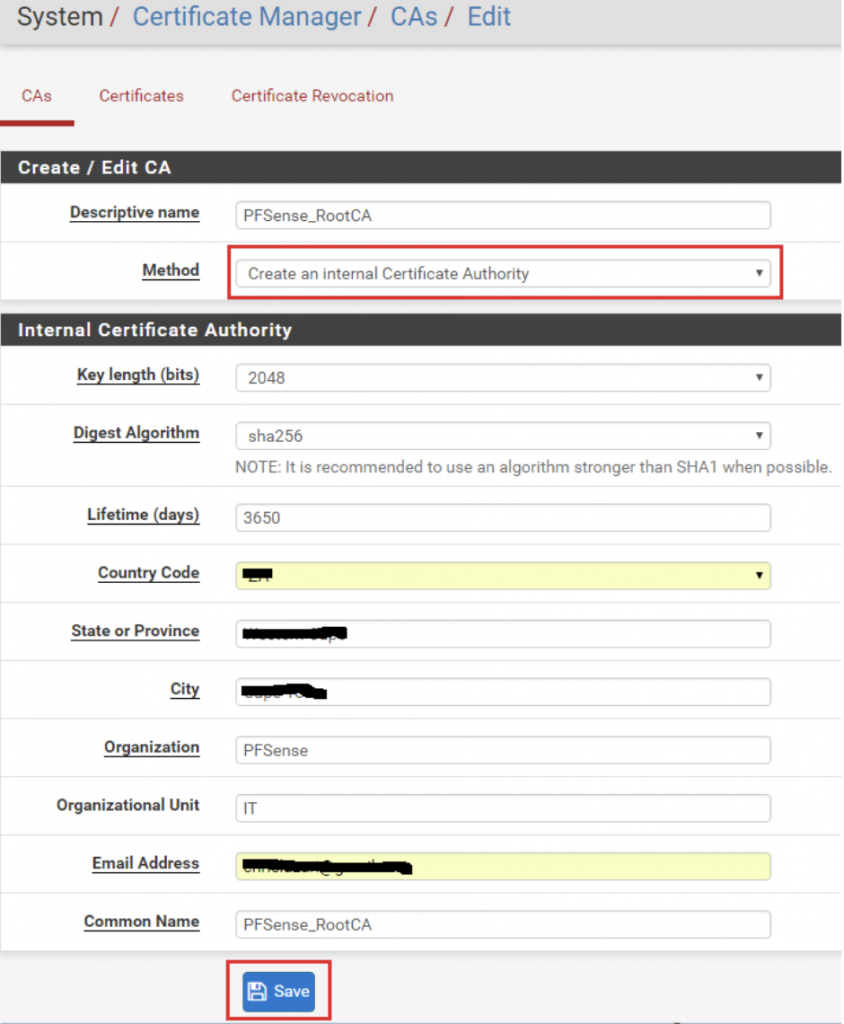 Cách cấu hình OpenVPN trên PFSense đơn giản nhất 42 Nhấn vào nút Save