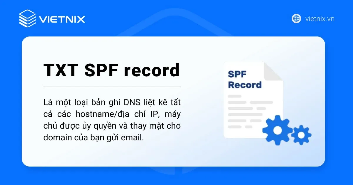 TXT SPF record là gì