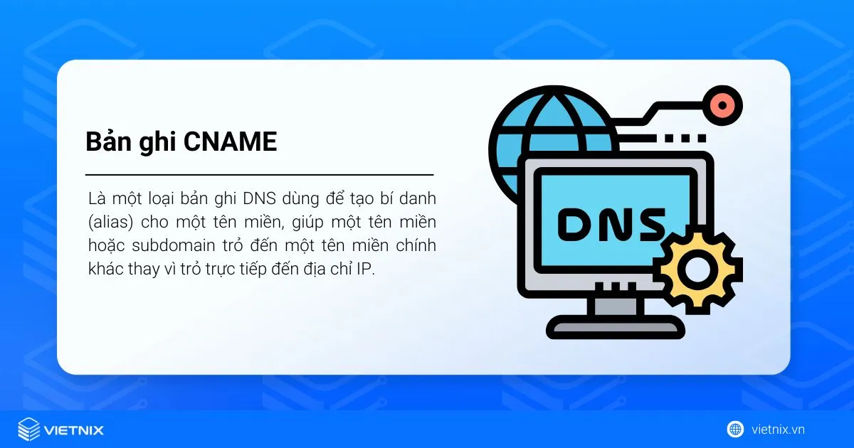 Bản ghi CNAME là gì? Hướng dẫn tạo CNAME Record trong DNS 25 Tìm hiểu bản ghi CNAME là gì