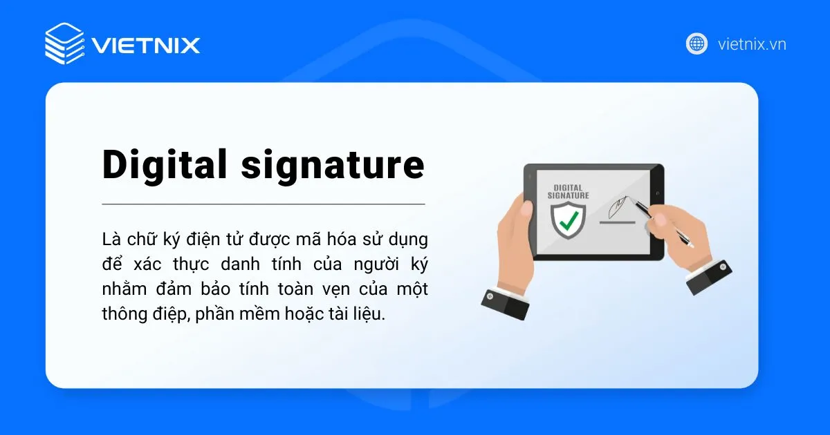 Digital signature là gì