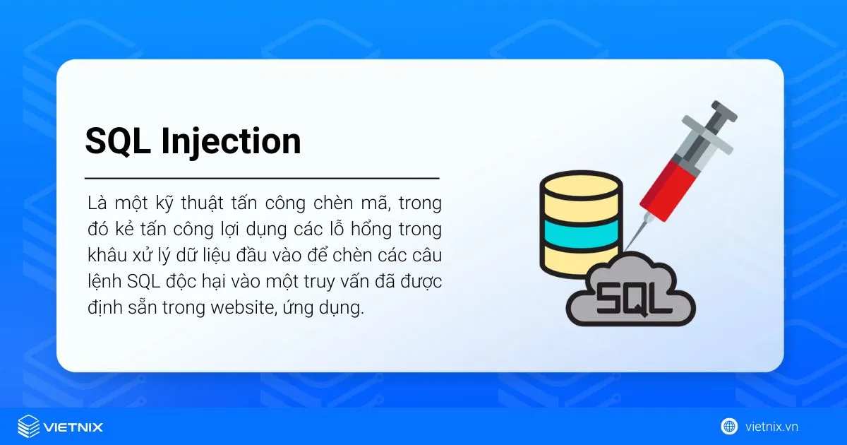 SQL Injection là gì? Ví dụ và cách giảm thiểu, ngăn chặn tấn công SQLi 18 SQL Injection là gì