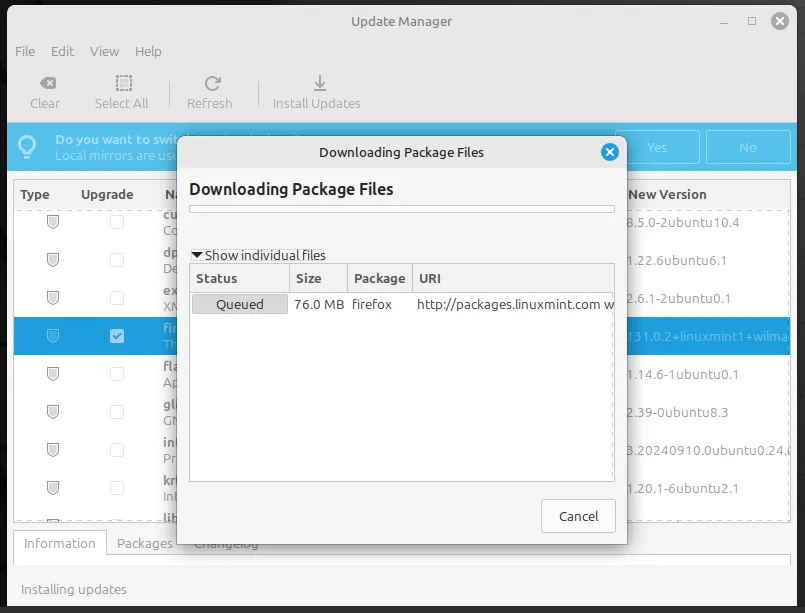 Linux Mint là gì? So sánh ưu nhược điểm giữa Linux Mint và Ubuntu 55 Khôi phục dễ dàng khi backup được cài đặt sẵn