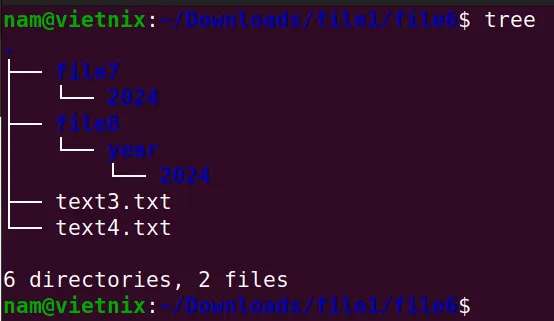 Lệnh mkdir trong Linux