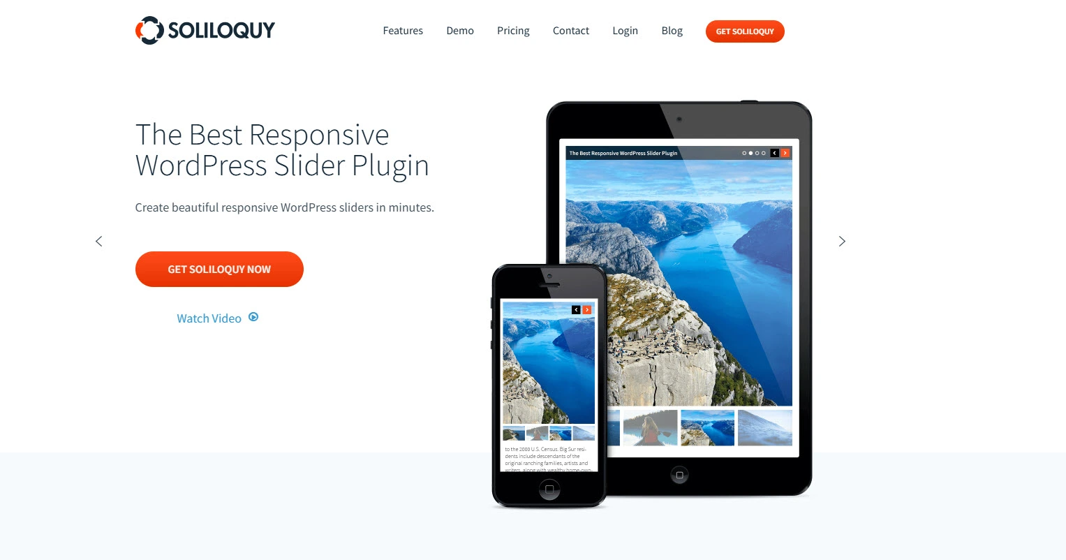 Plugin slider Soliloquy