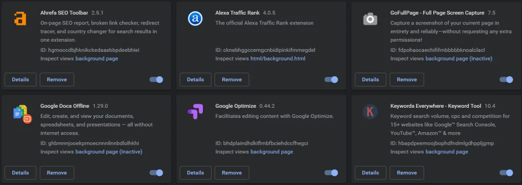 Lỗi err_ssl_protocol_error là gì? Nguyên nhân và cách khắc phục nhanh chóng 51 tắt extentions mở rộng