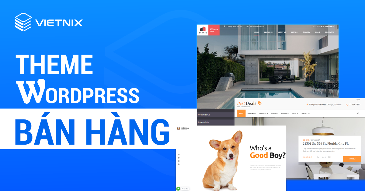 Theme WordPress bán hàng