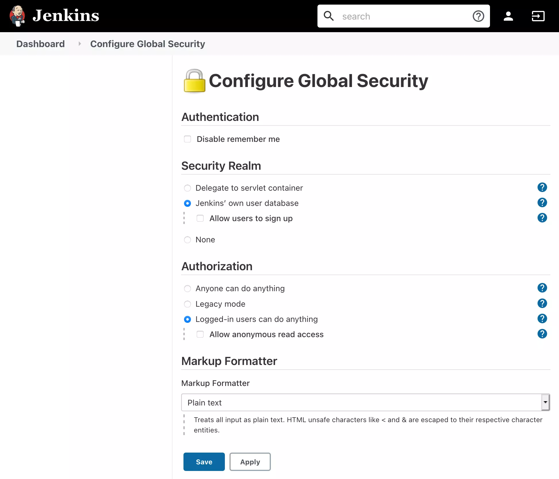 Bảo mật của Jenkins