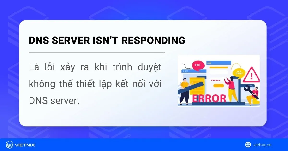 Định nghĩa lỗi DNS server isn’t responding