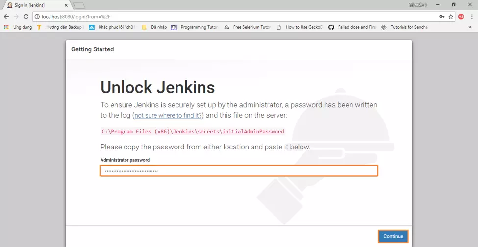 từng bước cài đặt jenkins trên windows