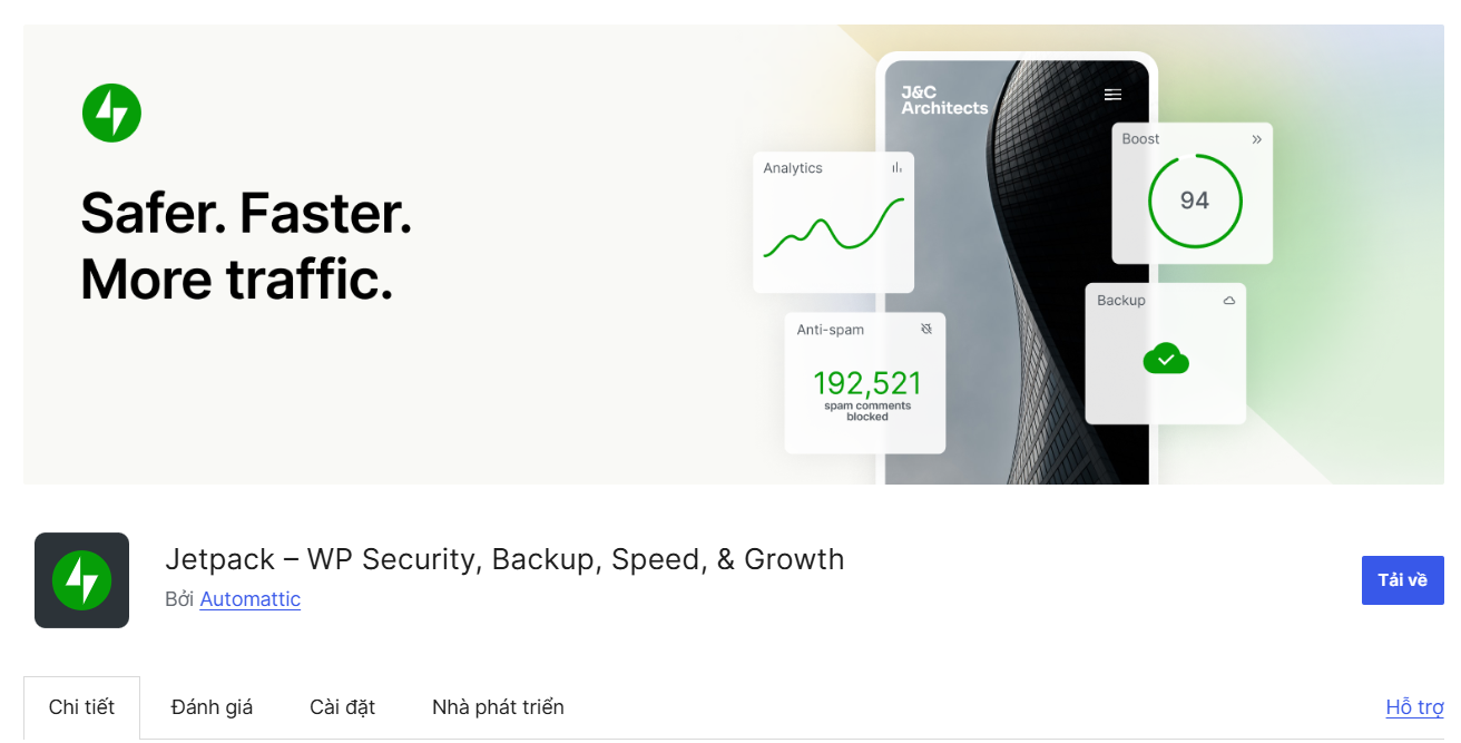 Top 16 plugin cần thiết cho WordPress 33 Jetpack