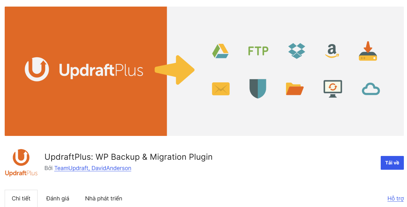 Top 16 plugin cần thiết cho WordPress 23 UpdraftPlus – Plugin backup nên cài cho WordPress