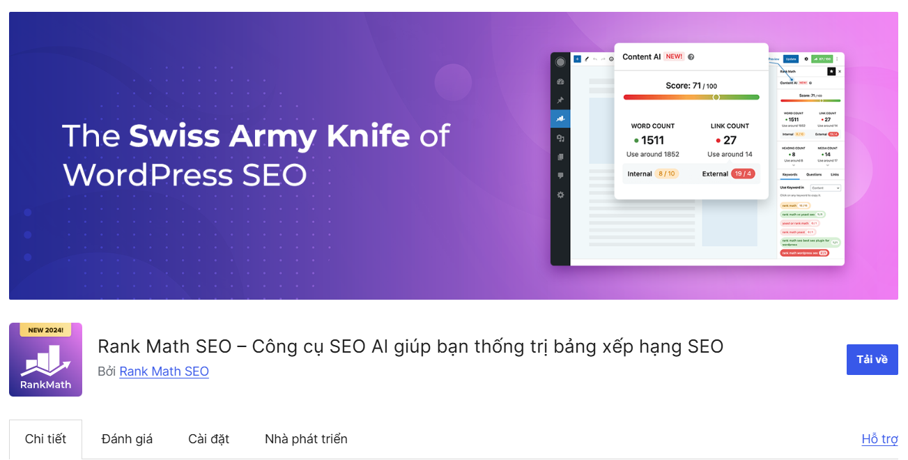 Top 16 plugin cần thiết cho WordPress 26 Rankmath