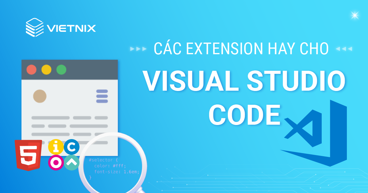 Các extension cho visual studio code