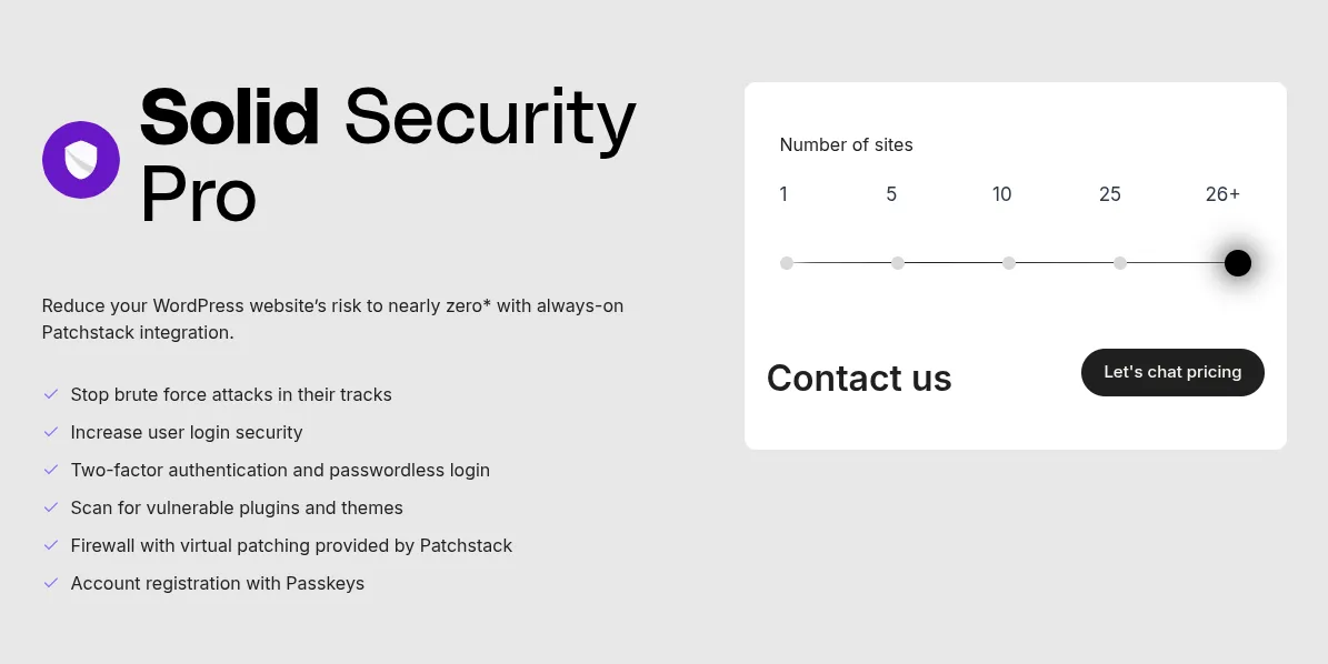 Chi phí mua plugin iTheme Security Pro