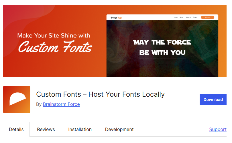 Plugin font chữ cho WordPress - Custom Fonts