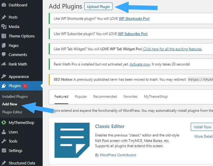 Tải Plugin WPML lên WordPress