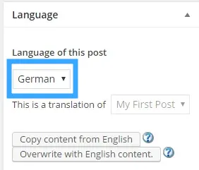 Hỗ trợ chuyển đổi ngôn ngữ với WPML