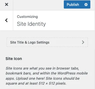 Site Identity