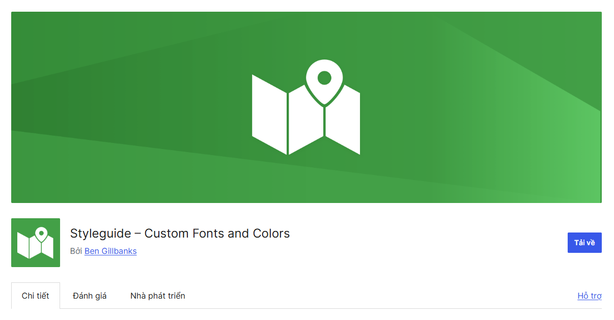 Plugin font chữ cho WordPress - Styleguide