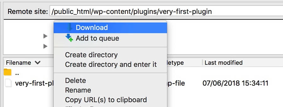 tải file very first plugin