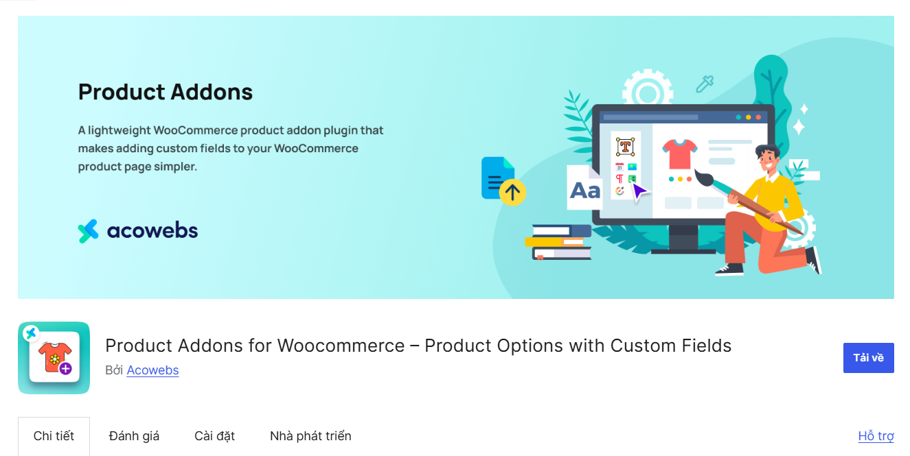 Product Addons for WooCommerce