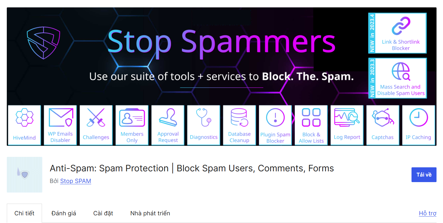 Plugin Stop Spammers