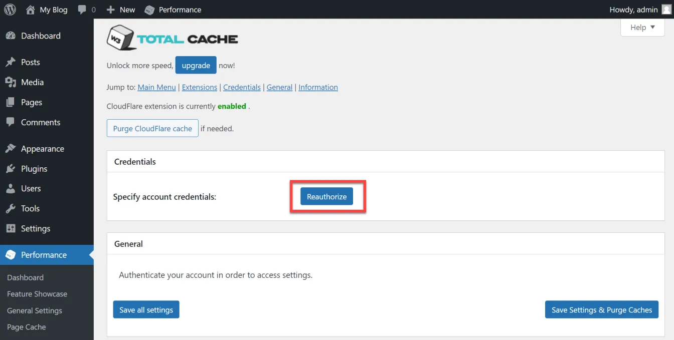 Plugin W3 Total Cache