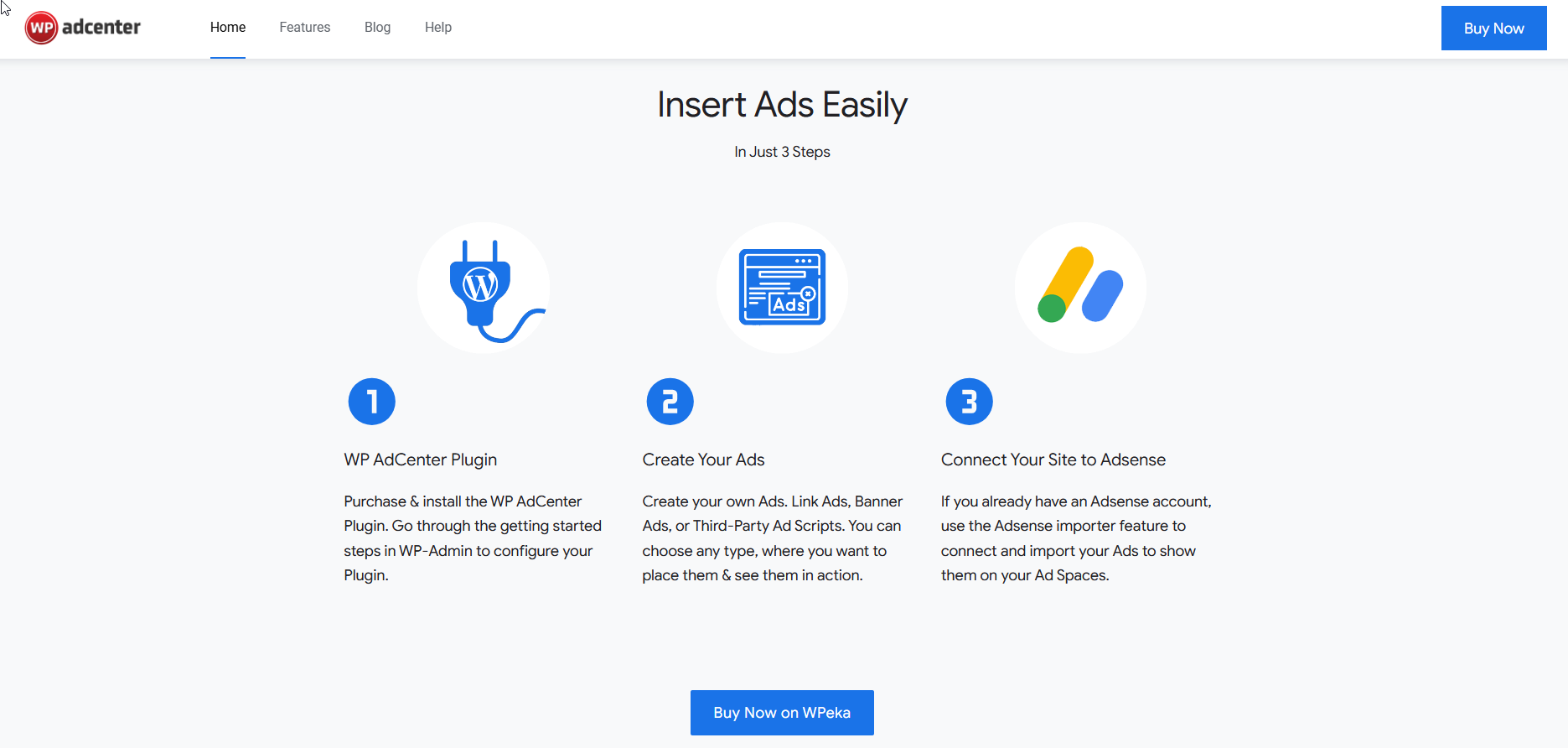 Plugin WP AdCenter