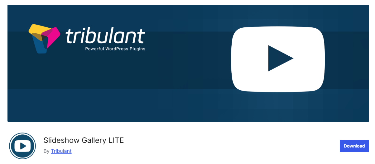 Plugin tối ưu hình ảnh WordPress Slideshow Gallery