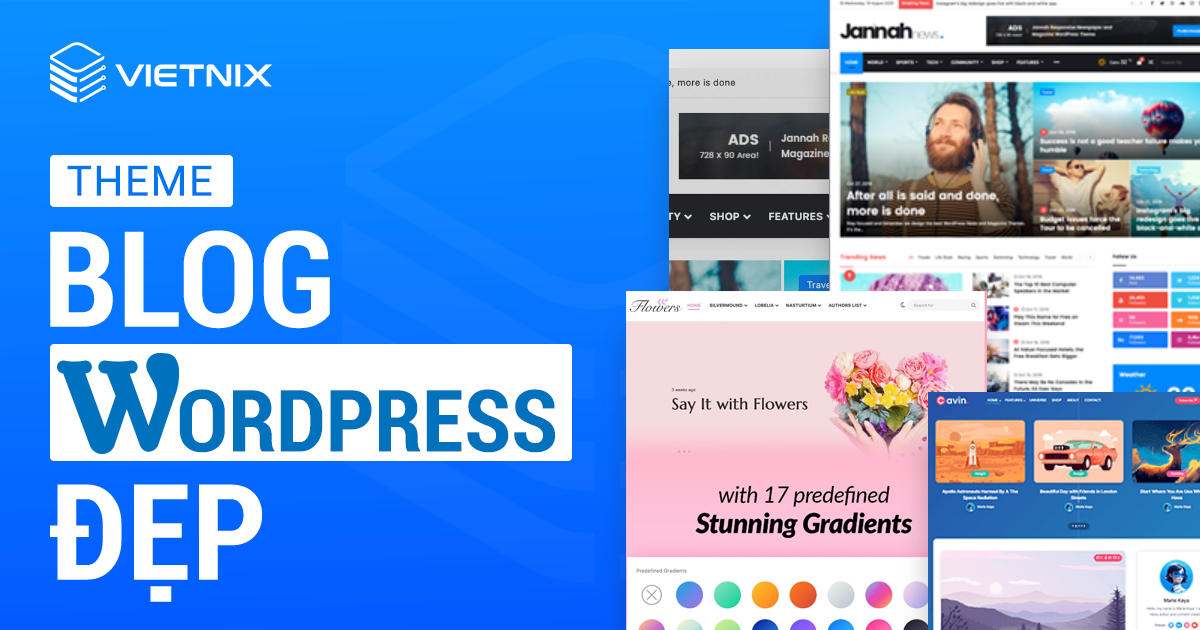 Theme blog WordPress đẹp