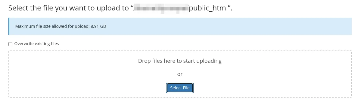 Upload toàn bộ file mã nguồn .zip đã backup