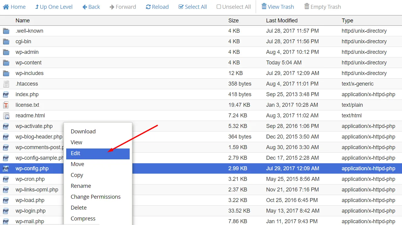 Cập nhật thông tin database