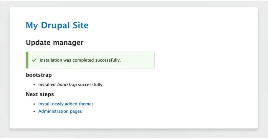 Thông báo xác nhận thành công