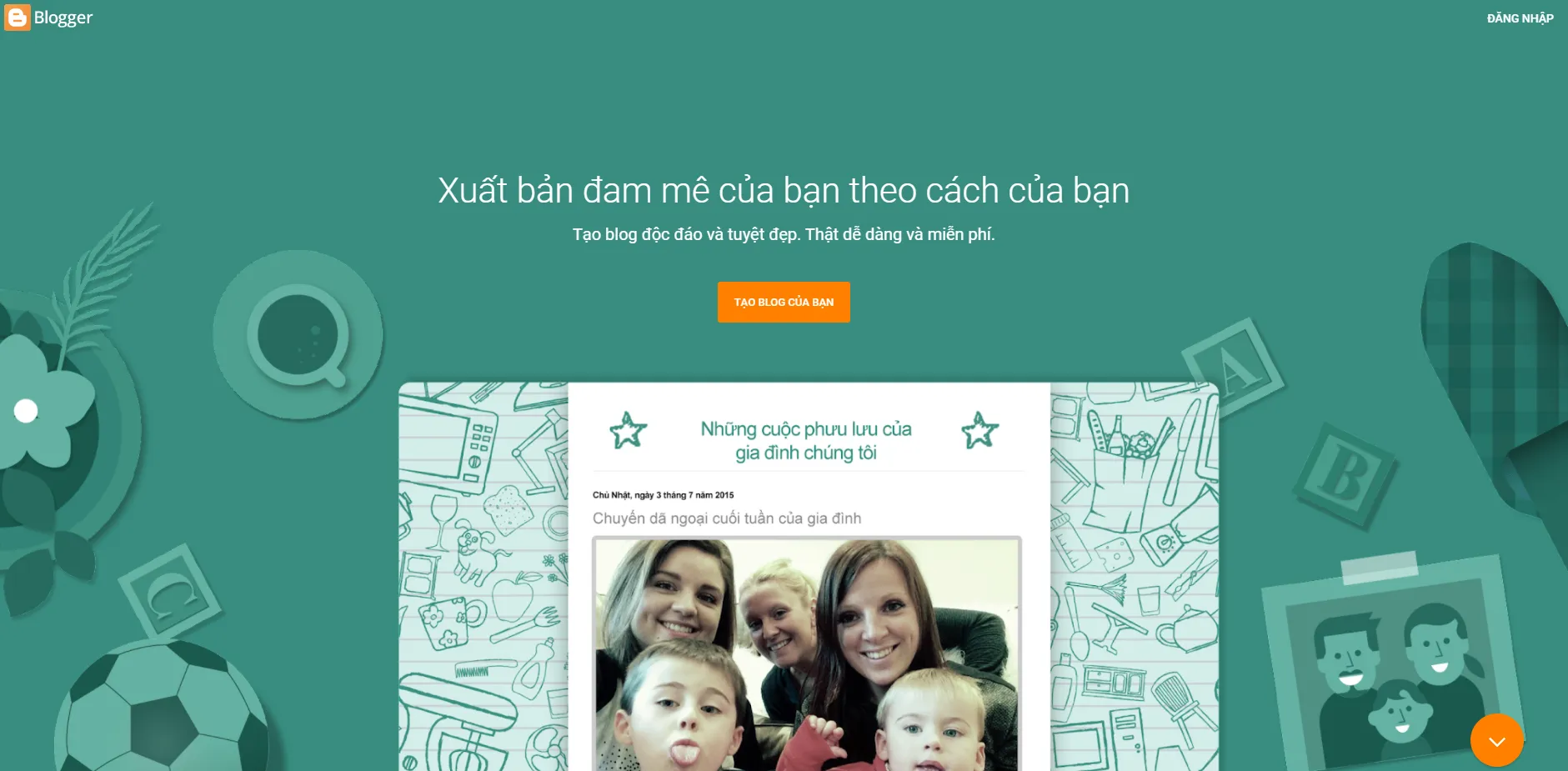 Cách tạo blogspot