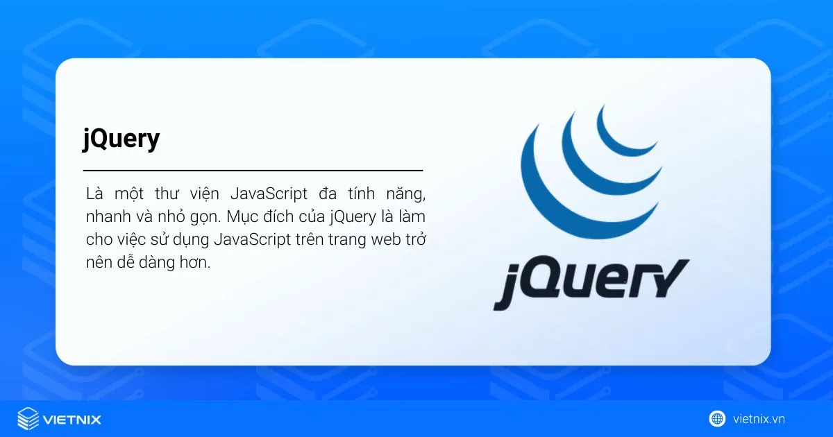 jQuery là gì? Tổng quan và hướng dẫn sử dụng jQuery hiệu quả cho người mới 24 jQuery là gì?