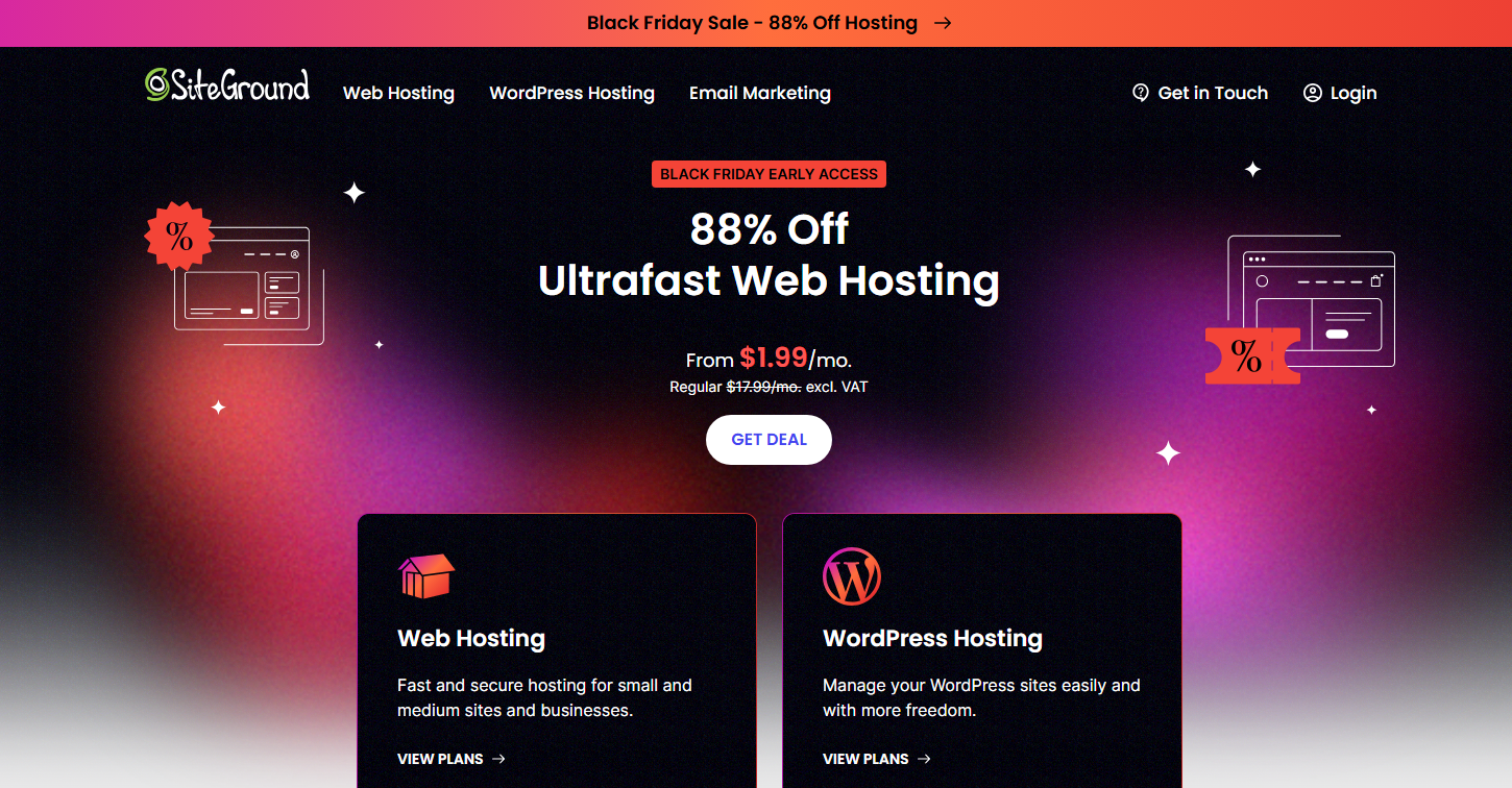 SiteGround - Giải pháp lưu trữ cơ sở dữ liệu (Database Hosting) hiệu năng cao và bảo mật tối ưu