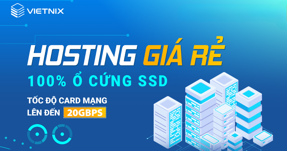 Vietnix là một trong những nhà cung cấp hosting uy tín tại Việt Nam