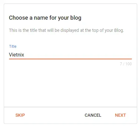 dat ten cho trang blog