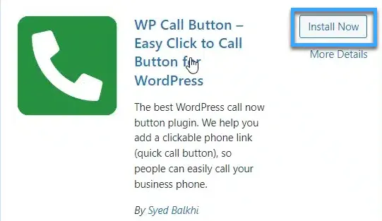 Plugin WP Call Button