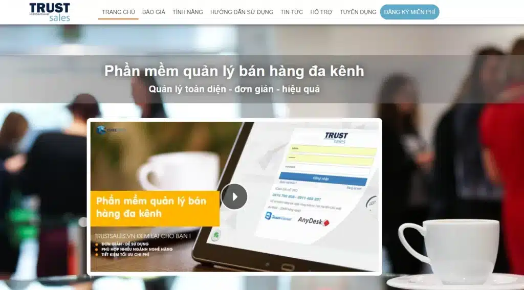 phần mềm bán hàng Facebook TrustSales