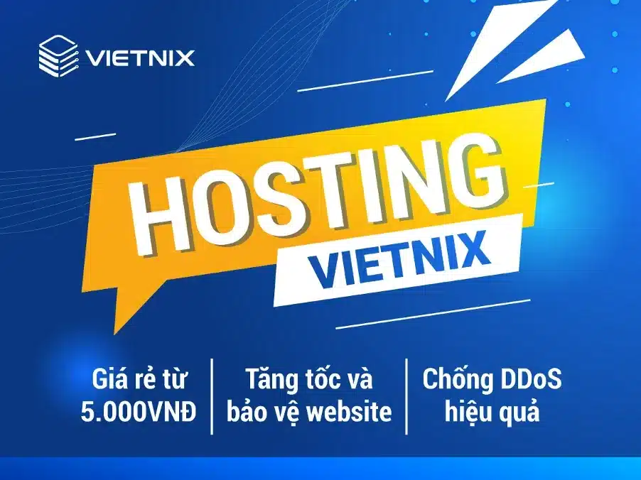 Hosting Vietnix cam kết uptime 99,99%